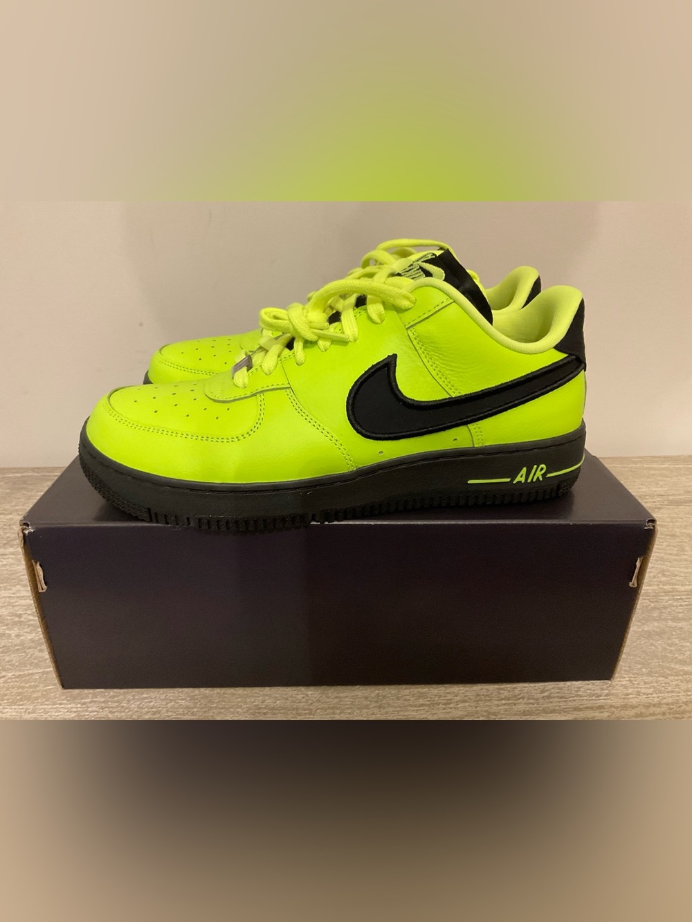 NWT Nike Air Force 1 Low Dance Women Size 9.5 Volt/Gunmetal/Black (FJ7409-700)